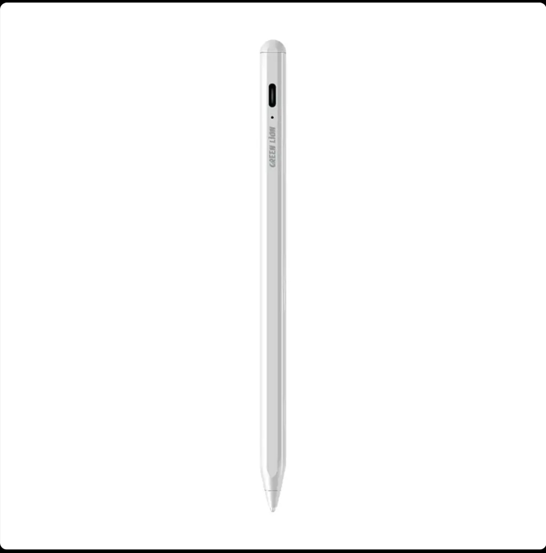 قلم لمسی گرین لاین مدل Green Lion 2 in 1 Pencil – GN2N1PENWH | طراحی هوشمند و کاربردی برای نوشتن و لمس دیجیتال