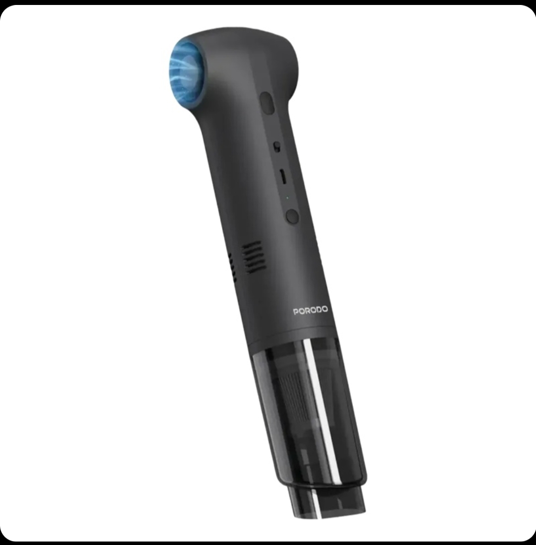 جارو شارژی و جت فن پرودو Porodo Tornado Dual Car Vaccum Cleaner & Blower PDQ26BK