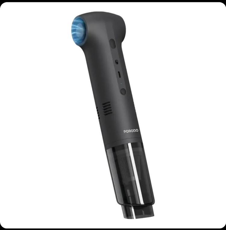 جارو شارژی و جت فن پرودو Porodo Tornado Dual Car Vaccum Cleaner & Blower PDQ26BK
