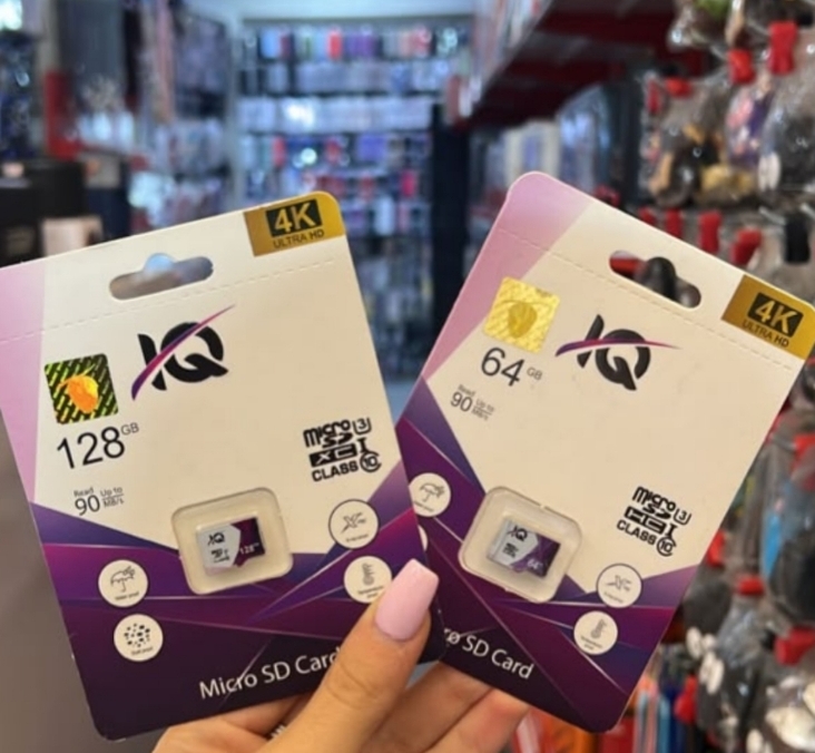 کارت حافظه MicroSD IQ U3 ظرفیت 64 گیگابایت