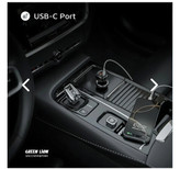 شارژر فندکی دو پورت 50 وات Green Lion مدل Dual Port Car Charger