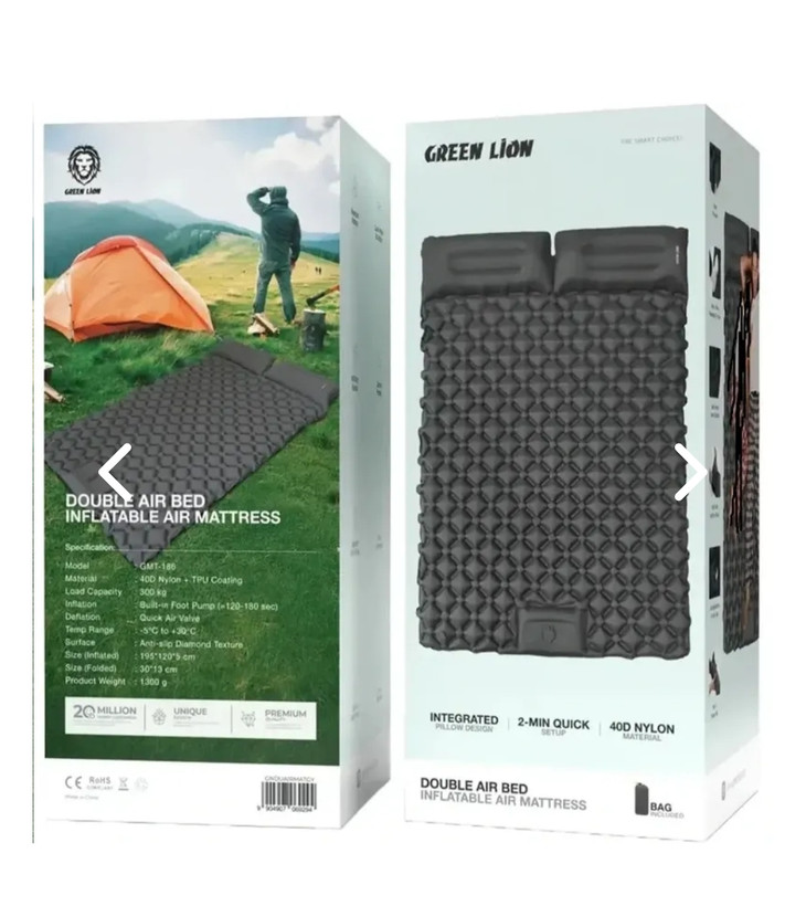 تشک بادی دو نفره گرین لاین مدل Inflatable Air Mattress
