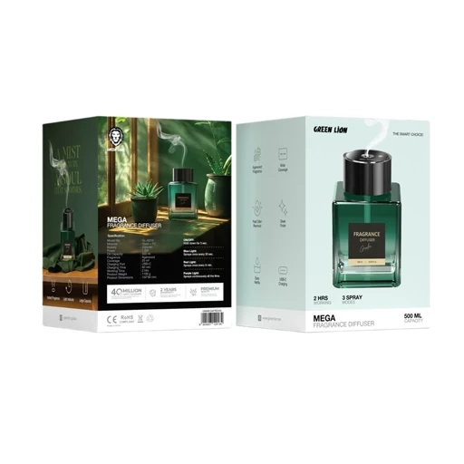 خوشبوکننده گرین لاین Green Lion Mega Air Diffuser 500ml